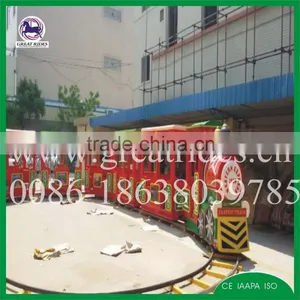 Shopping Mall Children Electric Mini Track Train for Sale thumbnail-2