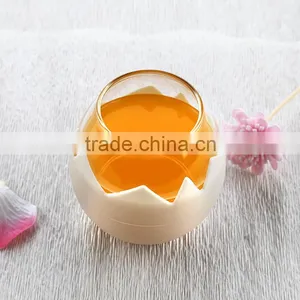 Custom Unbreakable 280ml Original Design Egg Shape Glass Cup N6595 thumbnail-2