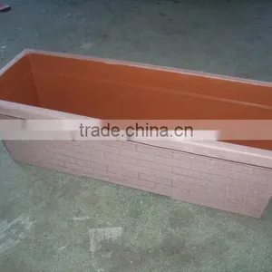 Rectangle Textured Plastic Flowerpot CFC600 thumbnail-3