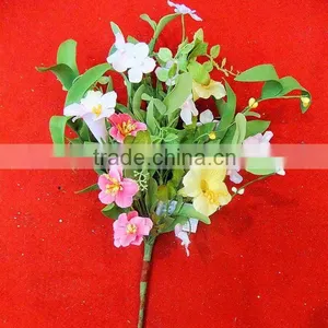 Artificial Decorative Spring Fabric Flowers For Wall Decoration thumbnail-1