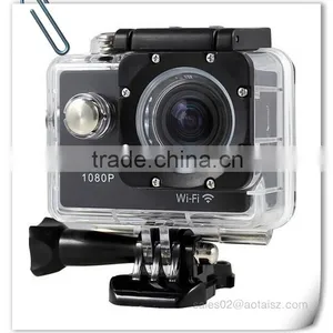 Free Accessories Kit Waterproof Action Camera 12MP 1080P HD With 2 Batteries thumbnail-1
