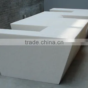 Custom LED Reception Desk/high Quality Hotel Front Reception Counter thumbnail-1