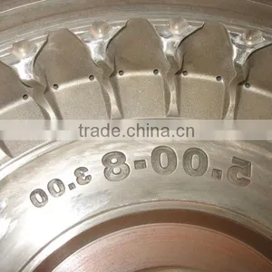 5.00-8/3.00 Mold Making Rubber Solid Tyre thumbnail-1