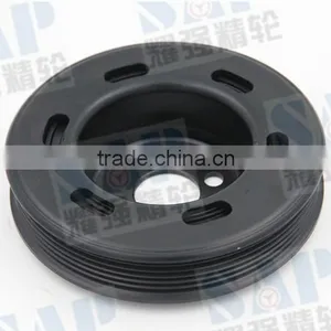 Crankshaft Pulley Diesel Serpentine Harmonic Balancer Damper for Audi TT VW Beetle Golf GTI Jetta thumbnail-2