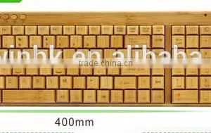 Customzied Bamboo Bluetooth Wireless Laptop Keyboard and Mouse for IPad Tablet thumbnail-2
