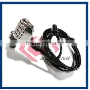 Red Cable Keyless Serialized Combination Laptop Lock thumbnail-2