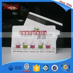 MDP119 Plastic Pvc Rfid Magnetic Stripe Hotel Door Lock Key Cards thumbnail-1