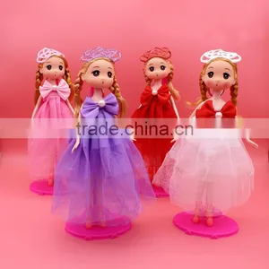 Export Japan 18cm 26cm Mobile Phone Chain Wedding Dress Korean Dolls Pendant Key Chain Custom thumbnail-2
