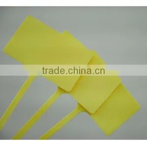 13cm Plastic Yellow Nursery Pot Plant Bed Label Garden Label thumbnail-4