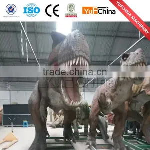 Artificial Dinosaur Model With Sound Used for Children Playground thumbnail-3