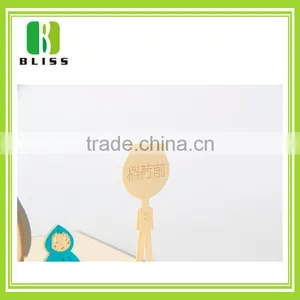Handmade Best Wishes 120g Glossy Pop up Cartoon Style Custom Paper 3d Greeting Card thumbnail-6
