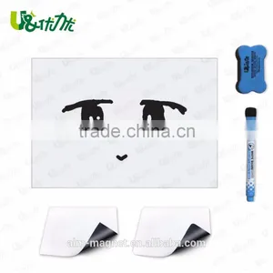 Dry Erase Magnetic Sheet for Kitchen Fridge Notes Memos Magnet Board Custom Size thumbnail-1