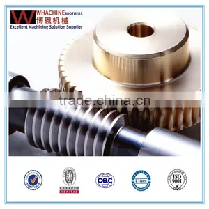 Professional Custom Brass Worm Gear Set Made By WhachineBrothers in China thumbnail-1