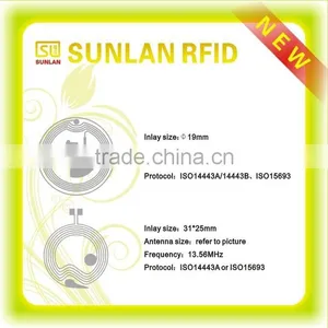 Dry/Wet RFID Inlays With Customized Shape for Library RFID System (SL-1002) thumbnail-5