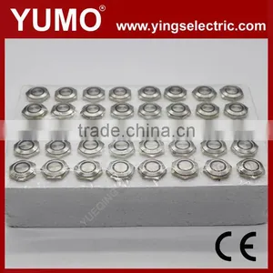 LA16JSF-11E 16mm Momentary/alternate Stanless Steel Blue 3A/250VAC 5 Pin Metal Button Push Button Switch thumbnail-1