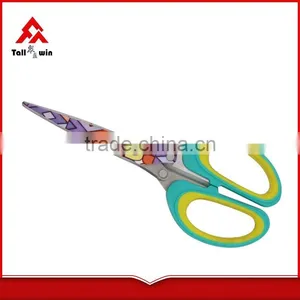 Easy to Use Best Price Household Rubber Soft Tpr Handle Scissors thumbnail-4