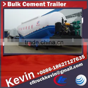 3 Axles 60 Tons Bulk Cement Tanker Trailer thumbnail-1
