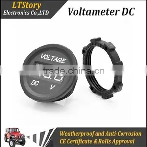 DC 5V~30V Red LED Auto Car Waterproof Panel Meter Digital Voltmeter thumbnail-1
