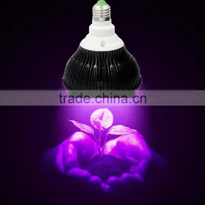 36w 24w Led Grow Light Bulb , Grow Plant Light for Hydropoics Organic Mini Greenhouse (3 Bands) thumbnail-5