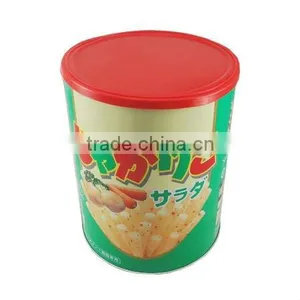 French Fries Tin Can With Plastic Lid thumbnail-1