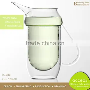 Borosilicate Glass Beautiful Heat Resistant Unique Coffee Pot thumbnail-6