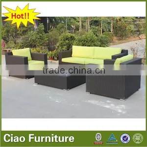 Rattan Garden Furniture Synthetic Rattan Outdoor Sofa thumbnail-1