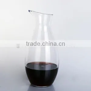 Tall Glass Pitcher With Bamboo Coat thumbnail-2