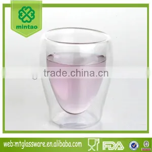 Mouth-blown Hand Crafted Borosilicate Dringking Glass Coffee Cup thumbnail-1