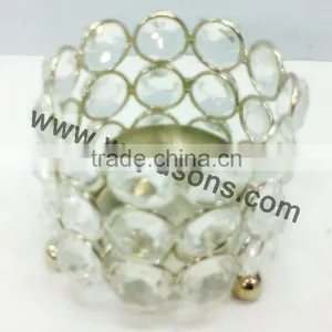 Wedding Decoration Votitive Crystal Candle Holder thumbnail-5