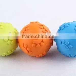 TPR Pet Toy Colorful Round Ball Hot Sale Dog Toy thumbnail-2