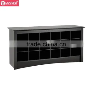 2016 New Cubbie Storage Bench Shoe Organizer Entryway Shoe Storage Bench Eco-friendly MDF Wood Bench thumbnail-5