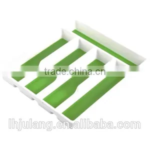 Hot Sell Plastic Cutlery Tray for Kitchen/plastic Cutlery Organizer thumbnail-2