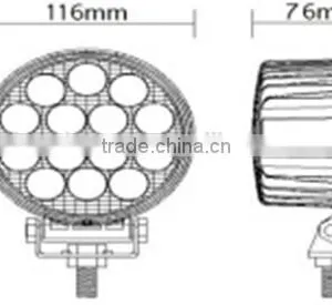 151533 42W PC Stainless Steel IP67 Waterproof Led Working Lamp thumbnail-2