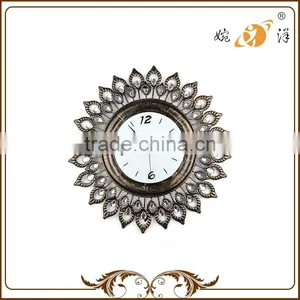 Wholesale Best Quality Nice Popular Peacock Wall Clock thumbnail-1