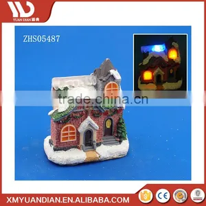 Promotional Gifts House Decoration Items Resinic Craft Led Christmas Light Ornaments With Names thumbnail-2