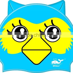 Waterproof Kids Swim Caps Love Animal Swimming Caps Silicone Swim Hat for Chirdren thumbnail-4