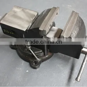 4",5",6",8" Heavy Duty Cast Iron Vice With Swivel Locking Base&Anvil thumbnail-5
