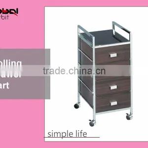 Sort Bin Organizer Storage Sturdy Shelf MDF Lightweight Medical 5 Drawers Rolling Carts thumbnail-2