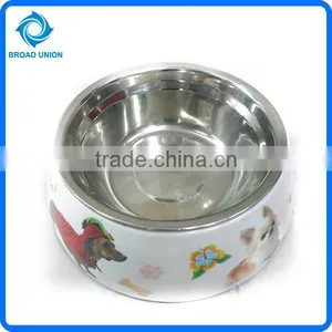 Round Shape Wholesale Stainless Steel Dog Food Bowl thumbnail-2