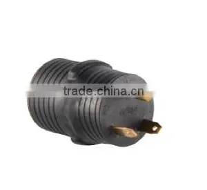 S80541 Molded Round RV Power Adapter Generator Adapter 30AMP Male to 50AMP Female thumbnail-1