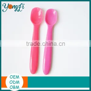 Newest Soft Tip Color Changing Heat Rubber Baby Fork Spoon thumbnail-1