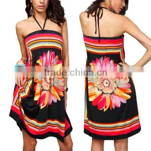 2016 Long Women Black Sexy Chiffon Dress thumbnail-1