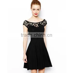 HD-D279 Wholesale Fashion Women Lace Dress/ladies Casual Dress thumbnail-1
