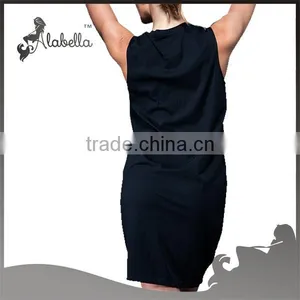 Black Muscle Knot Dress thumbnail-2
