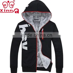2014 Full Zip Fleece for Winter Stylish Fashion Men Overcoat thumbnail-2