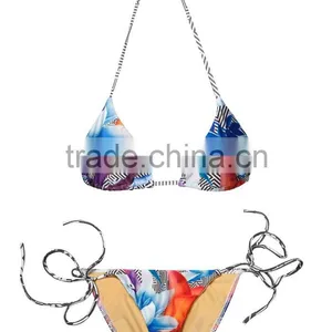 Ladies Fashion Halter Bikini Set thumbnail-5