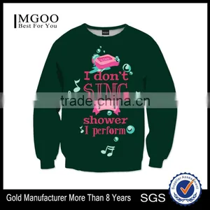 OEM/DOM Wholesale Mens Sweatshirt Without Hood French Terry Wholesale Sweatshirt Long Sleeve Latest Design Sweatshirt For Women thumbnail-1