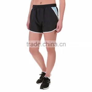MGOO Hot Sale 100% Polyester Women Crossfit Shorts Transparent White Binding Dri Fit Shorts thumbnail-2