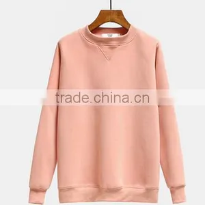 Wholesale Cheaper Customized Designs TC65/35 Fleece Plain Cheaper Crewneck Hoodies&sweatshirt thumbnail-2