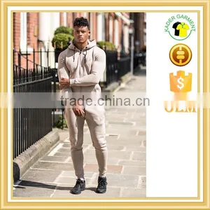 Wholesale Tight Fitted Mens Tracksuit Custom Gym Tracksuit thumbnail-3